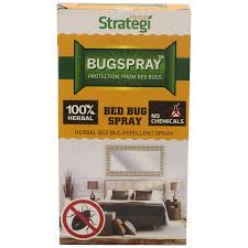 Herbal Strategi Bugspray - Herbal Bed Bug Repellent Spray, 100 ml Pouch